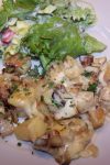 Cheese-potatoes with kohlrabi Cheese-potatoes with kohlrabi
