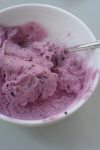 Red currant-raspberry-icecream