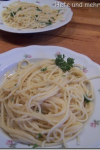 lemon spaghetti with parsley