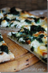 White Spinach Pizza