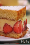 Fraisier–eine Erdbeer-Vanille-Torte