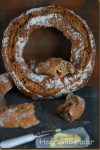 Hot Walnut Ring with Koharsan Wheat Hot Walnut Ring with Koharsan Wheat