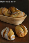 Crusty rolls with Pâte Fermentée Crusty rolls with Pâte Fermentée