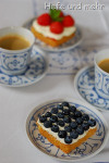 Berry tartlets with Elderflower Cream