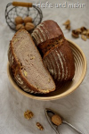 Brotbacken für Anfänger: Buttermilch-Dinkellaib (mit Walnüssen) Brotbacken für Anfänger: Buttermilch-Dinkellaib (mit Walnüssen)
