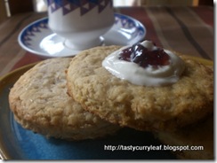 Cream and Ginger Scones