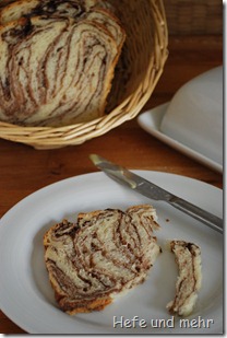 Schokowirbel Brot