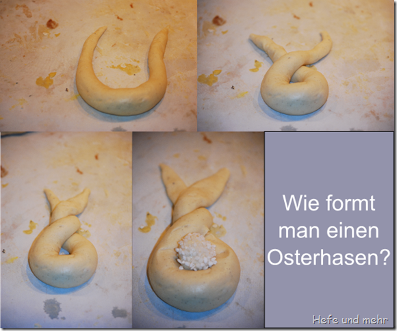 Wie forme ich einen Osterhasen