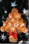 Brötchen -Weihnachtsbaum Brötchen -Weihnachtsbaum
