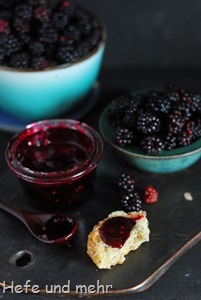 Brombeer Marmelade ohne Gelierzucker Hefe Und Mehr