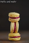 Zitronen-Himbeer-Macarons Zitronen-Himbeer-Macarons