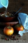 Apple casserole with rolled oat topping Apple casserole with rolled oat topping
