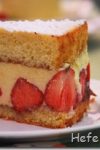 Fraisier–eine Erdbeer-Vanille-Torte Fraisier–eine Erdbeer-Vanille-Torte