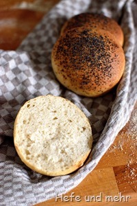 Burgerbrötchen mit süßem Starter