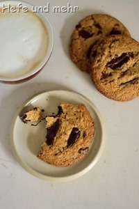 Chocolate Chunk Cookie mit Buchweizen (2)