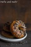 Bagel mit 20 % Emmer und “Everything-Bagel-Topping” Bagel mit 20 % Emmer und “Everything-Bagel-Topping”