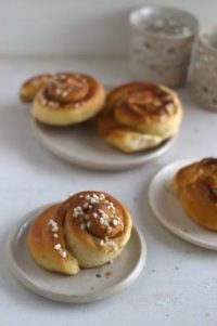 Vegane Zimtschnecken (mit oder ohne Marzipan)